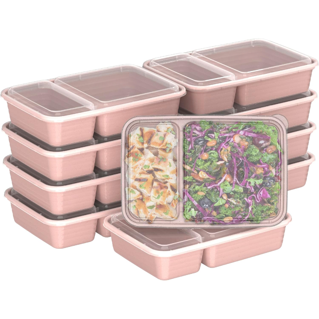 EcoBox - Durable 2-Compartment Food Container Set