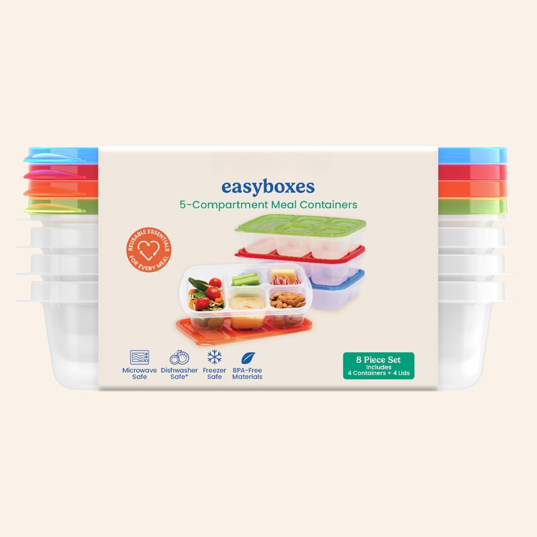 EcoStore - Durable 5-pack Storage Boxes Set of 8
