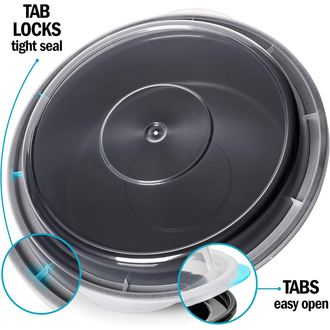 MealPrepPro - Durable Round Plastic Storage Boxes