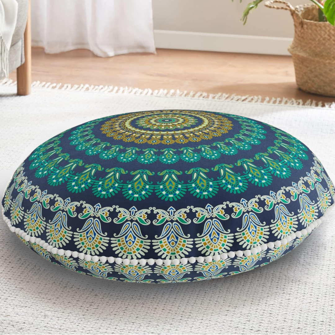 MandalaCushion - Bohemian Meditation Cushion for the Floor