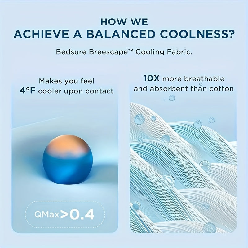 CoolBreeze – Ultra-Soft Cooling Blanket for Summer Comfort