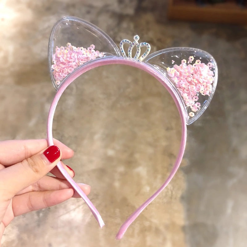 GlamTiara – Elegant Glitter Headband for Women