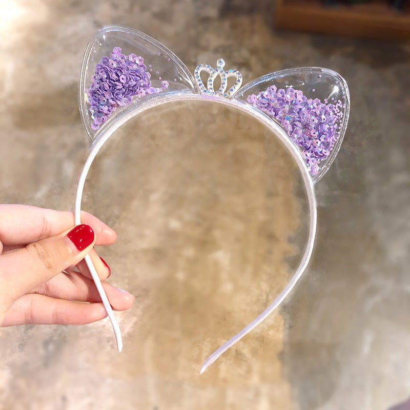 GlamTiara – Elegant Glitter Headband for Women