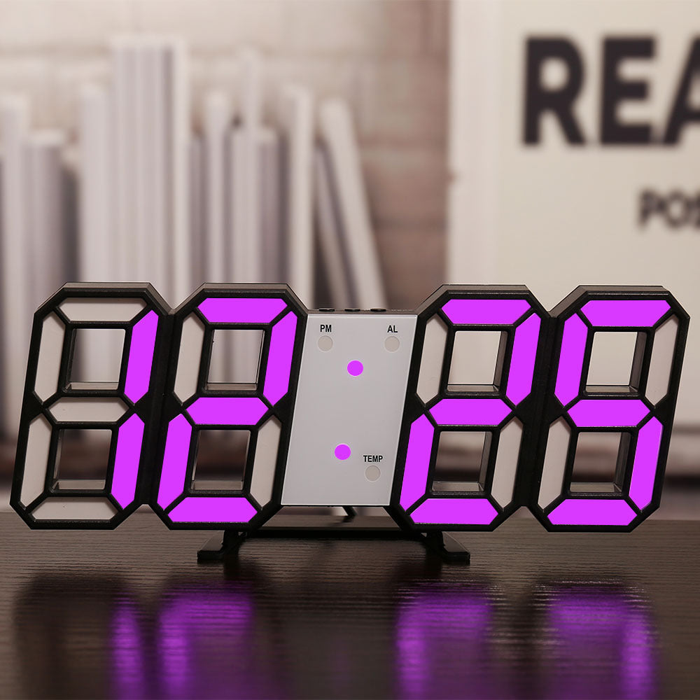 DomoClock - Modern Digital Wall Clock for Your Interior