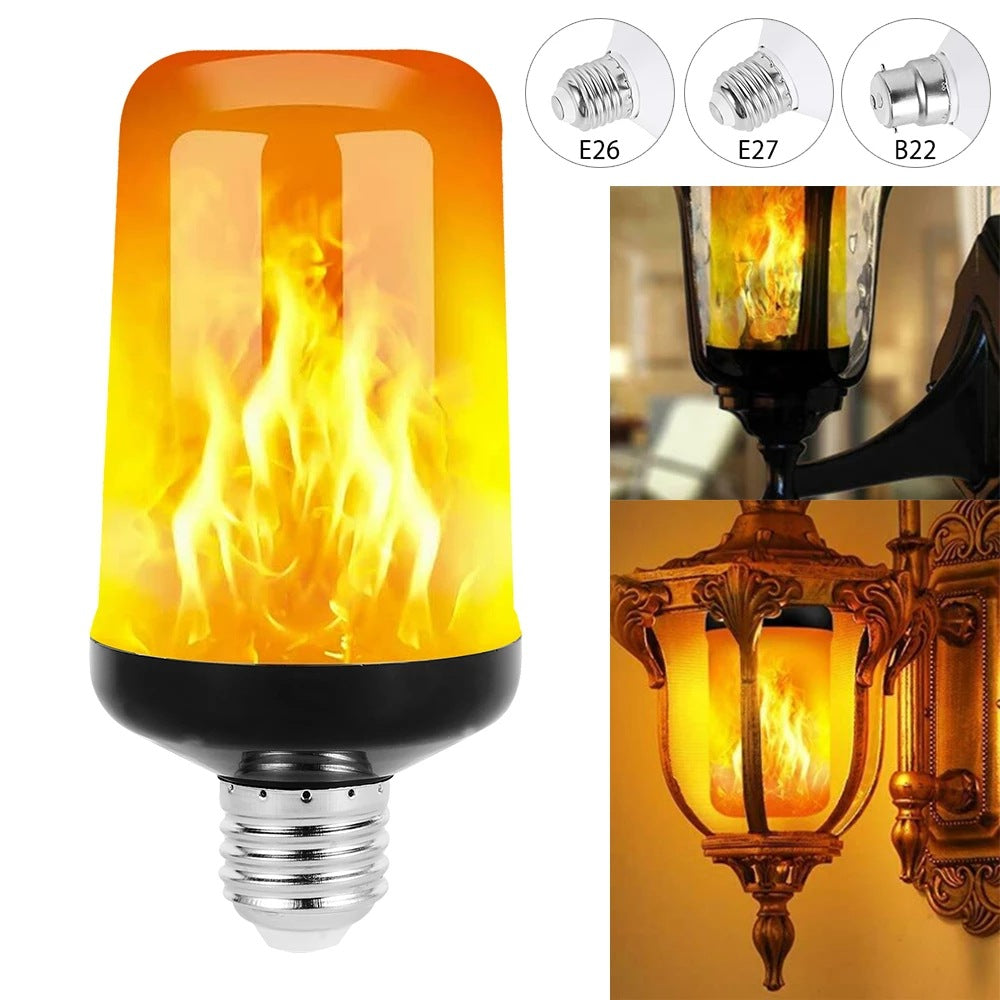 FlameGlow – LED Party Lamp with 4 Flame Modes