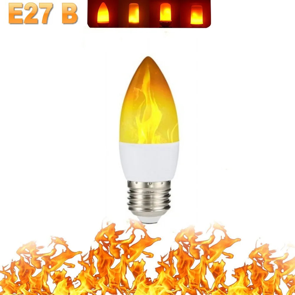 FlameGlow – LED Party Lamp with 4 Flame Modes