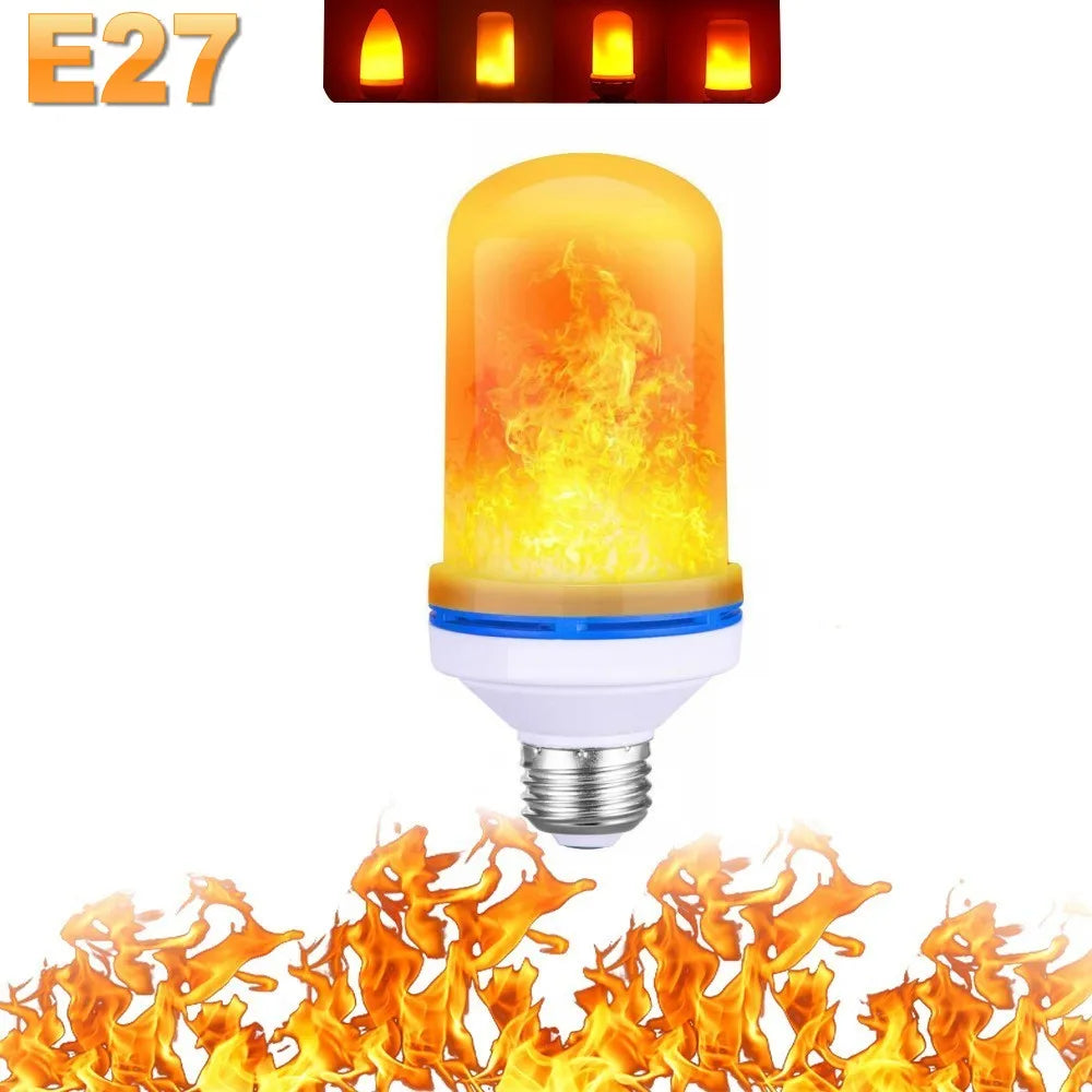 FlameGlow – LED Party Lamp with 4 Flame Modes