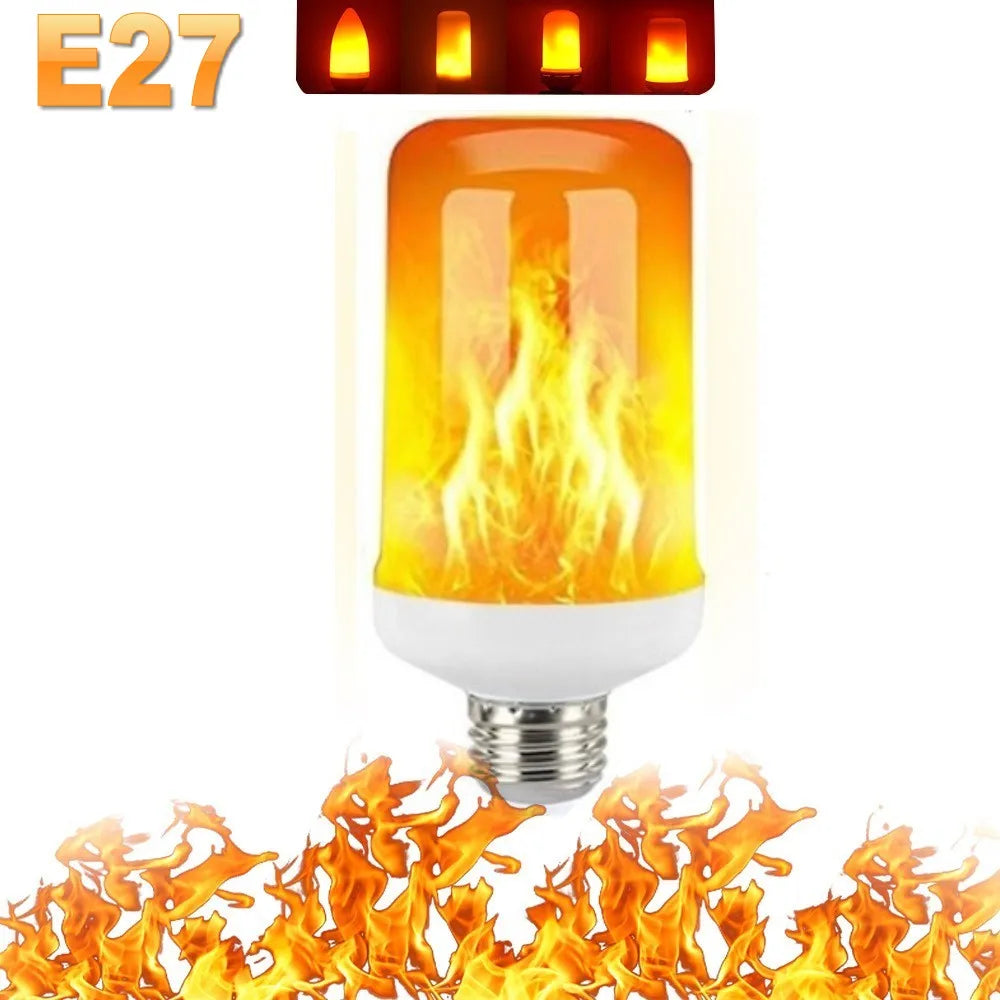 FlameGlow – LED Party Lamp with 4 Flame Modes