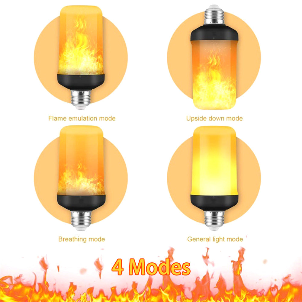 FlameGlow – LED Party Lamp with 4 Flame Modes