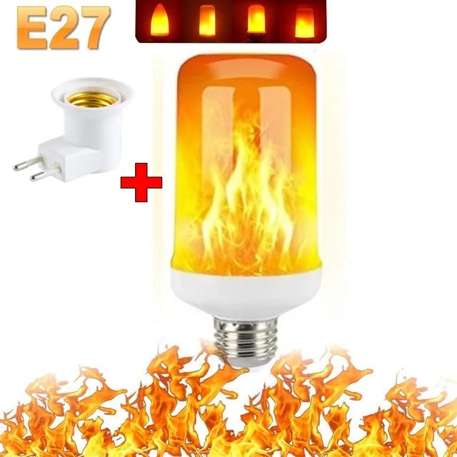 FlameGlow – LED Party Lamp with 4 Flame Modes