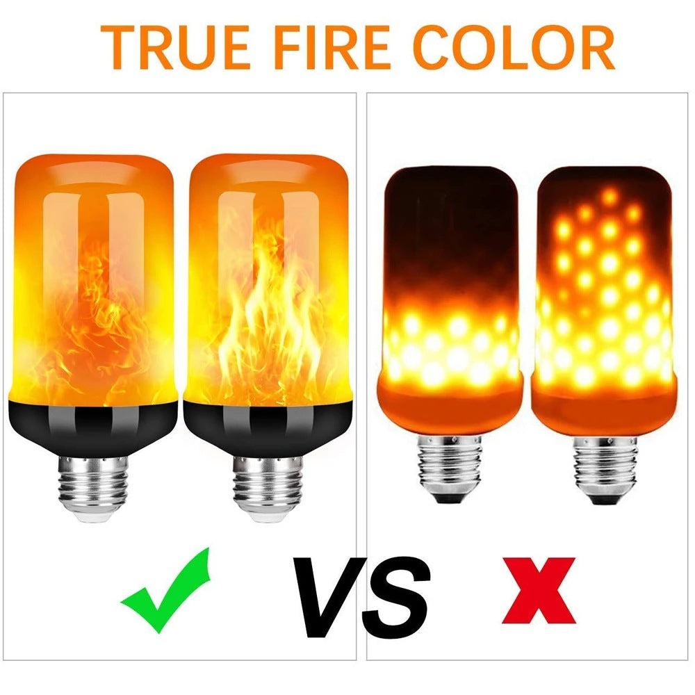 FlameGlow – LED Party Lamp with 4 Flame Modes