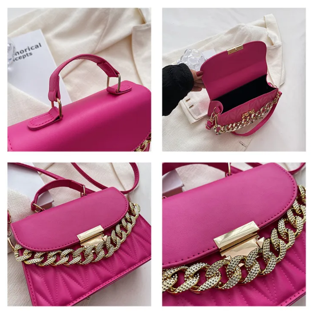 GemmaBag - Elegant Chain Handbag for Evening Out