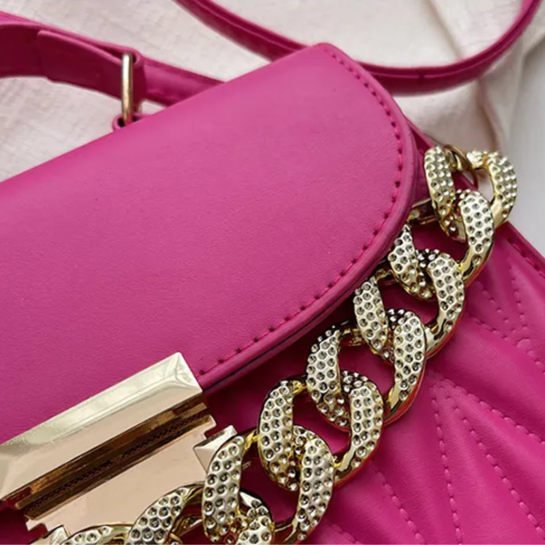 GemmaBag - Elegant Chain Handbag for Evening Out