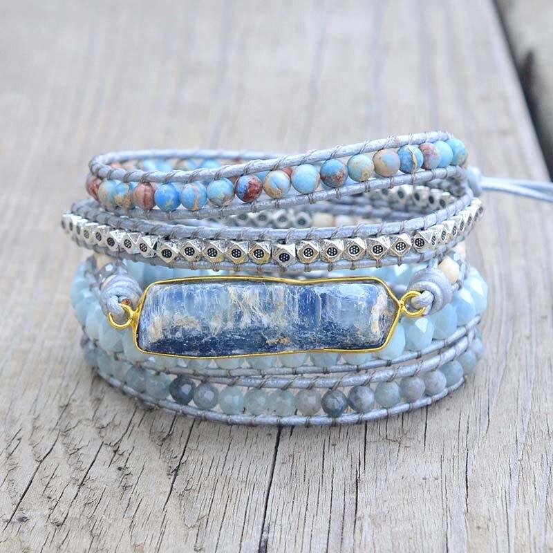 Aurina – Enchanting Blue Topaz Bracelet