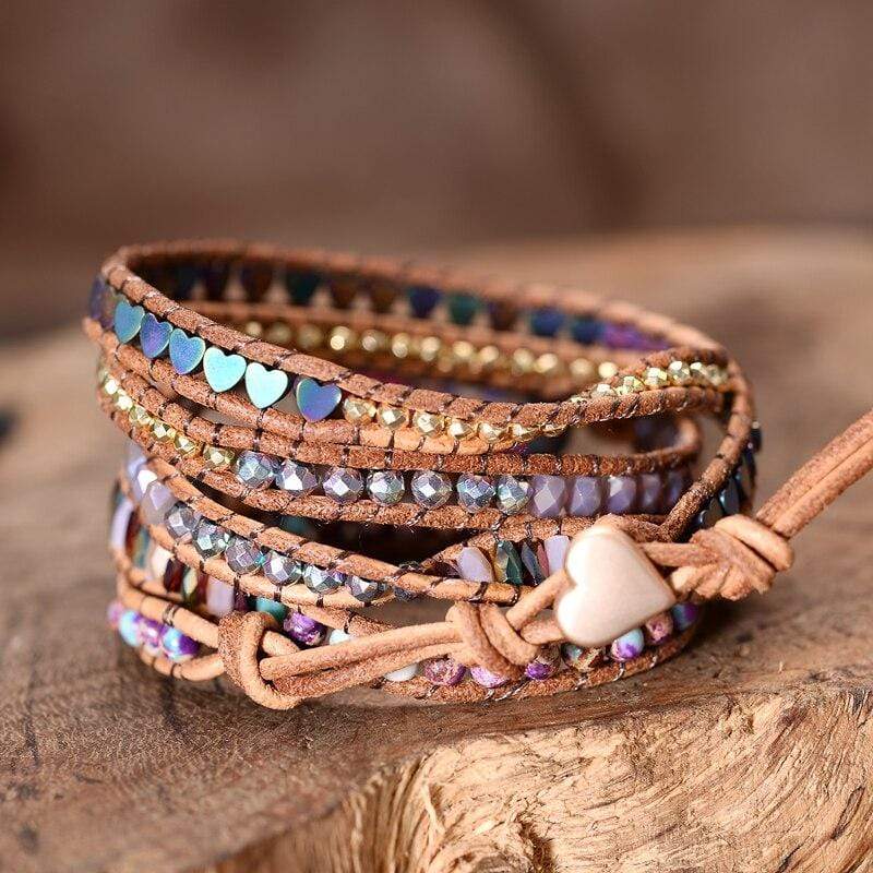 AmoraCharm - Jasper Wrap Bracelet for Love & Protection