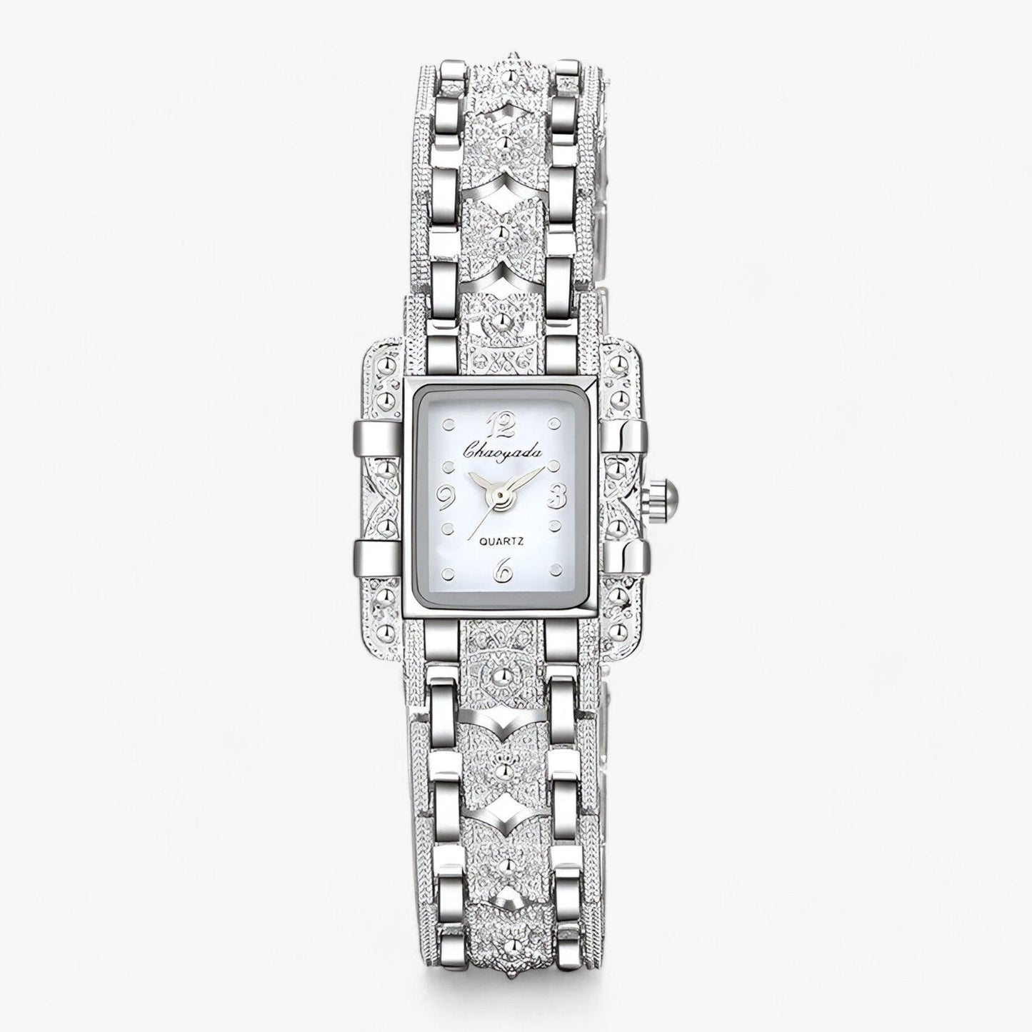 Camille Watch - Elegant Rectangular Style with Crystals
