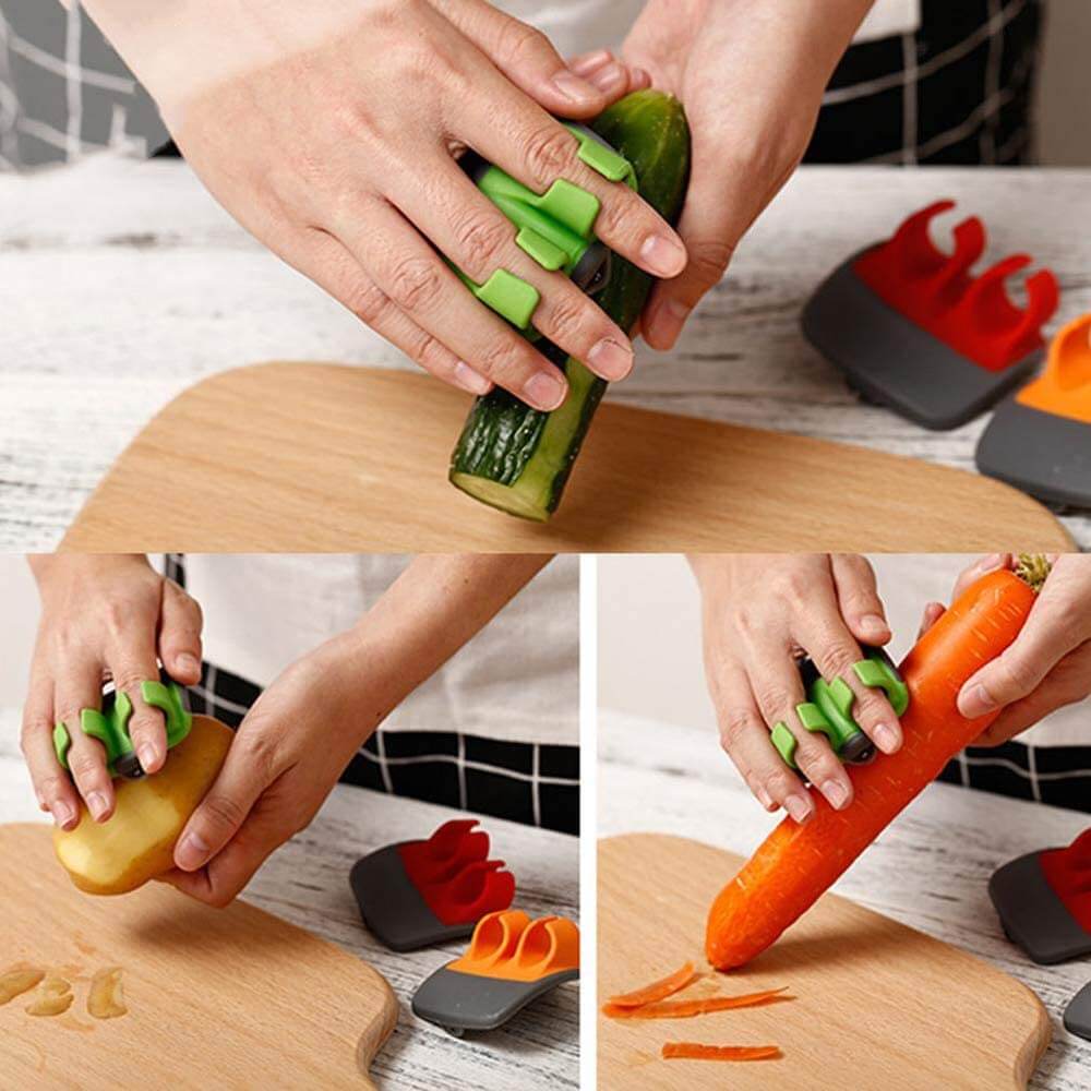 FingerGuard – Safe Vegetable Peeler for the Kitchen