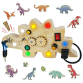 Creative Dino Cork Board & Busy Board - For Toddlers Aged 2-4 Years
