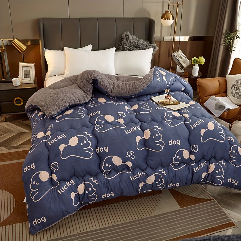 SherpaComfort – Luxury Fleece Blanket with Cartoon Design