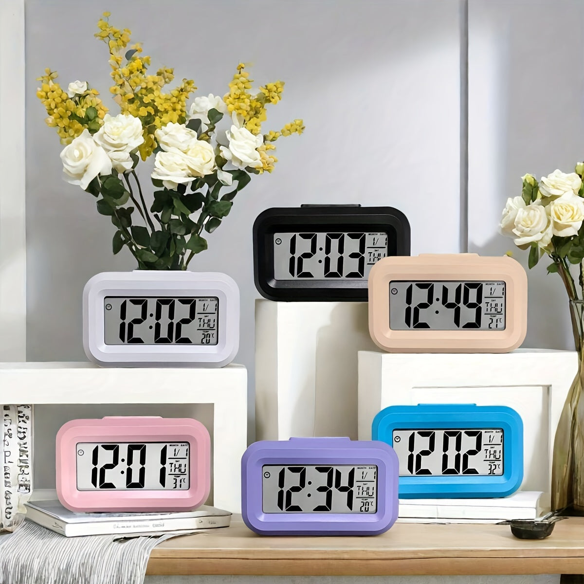 GlowClock - Stylish Digital Alarm Clock with Illumination