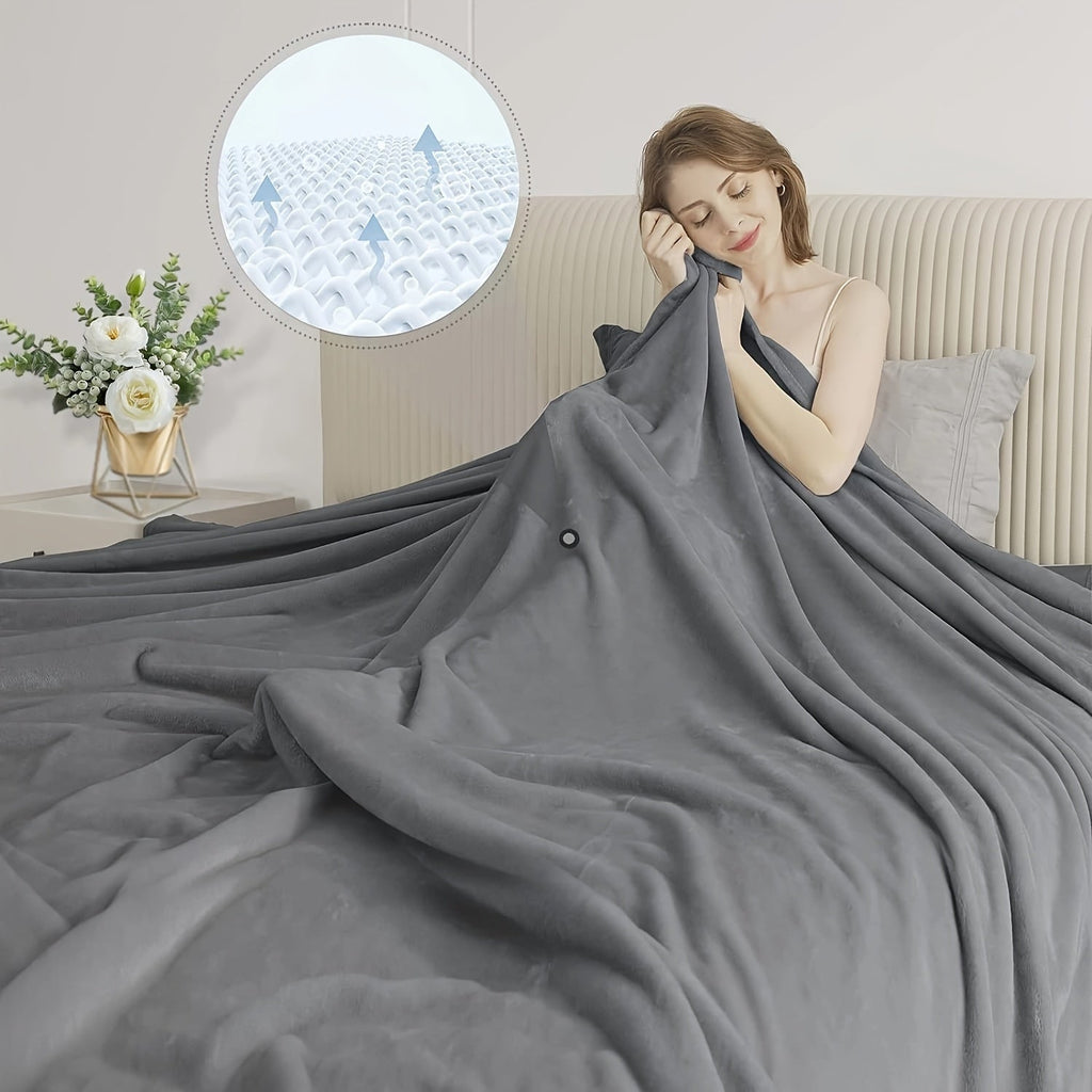 UltraSoft Fleece Blanket – Luxury Reversible for All Seasons