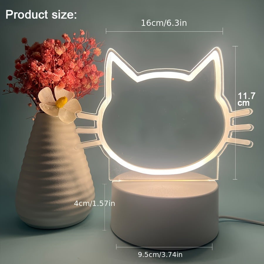 WriteLight Lamp - Creative LED Night Lamp with Writing Option