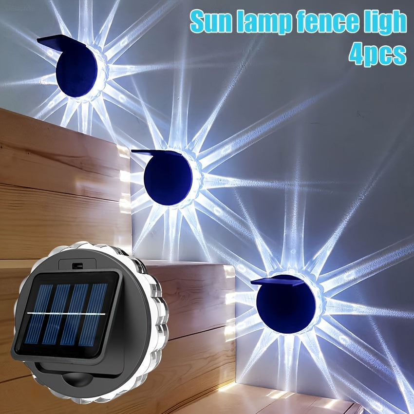 SolarGlow Lights – Set of 4 Solar-Powered LED Outdoor Lights