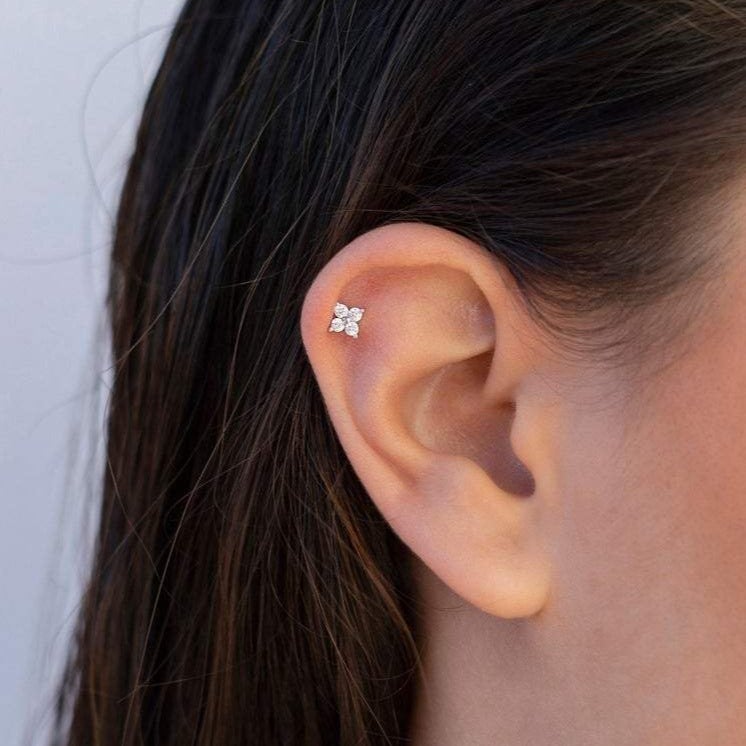 Sophie Studs – Elegant Floral Earrings