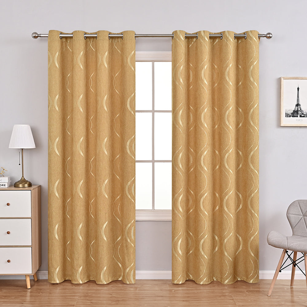 Serenity Voile Curtains - Modern Bubble Curtains with Light Filtering