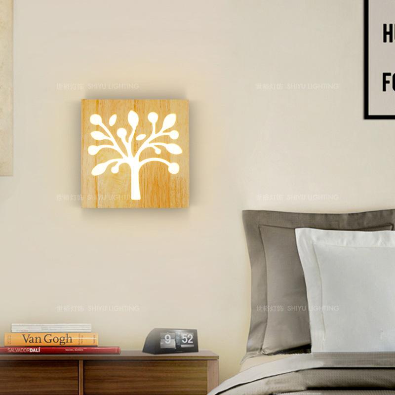NatureShine – Atmospheric Wooden LED Wall Lamp