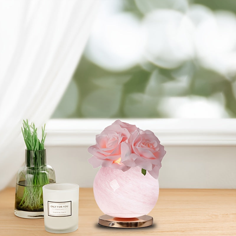 LumiDecor - Stylish LED Table Lamp with USB Charging Function