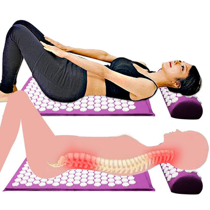 RelaxPress – Acupressure Yoga Mat and Pillow Set