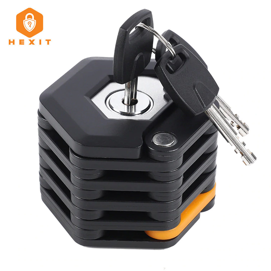 HEXIT™ FoldLock - Compact and Lightweight Bicycle Lock