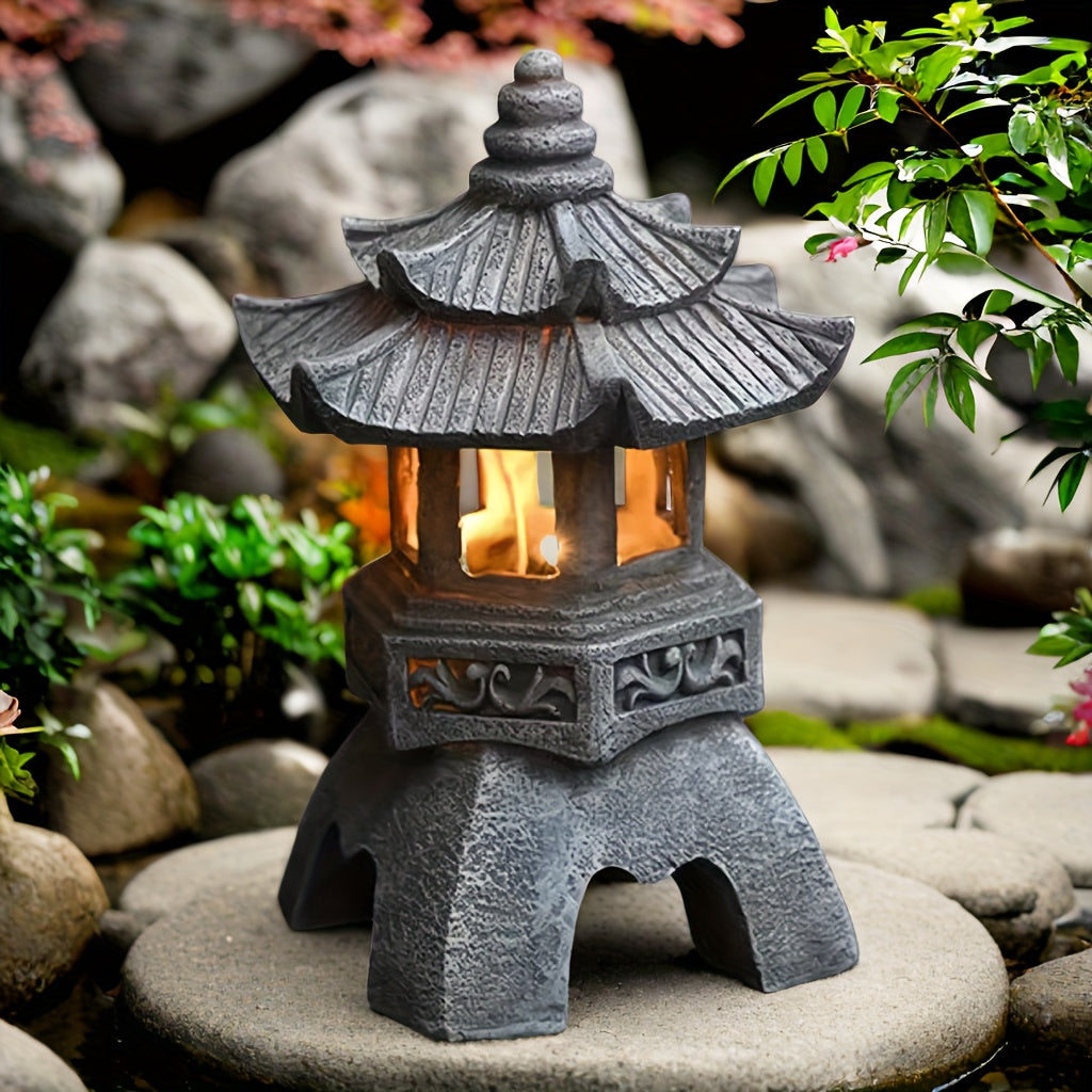 LumiGlow Lantern - Solar Powered Zen Garden Decoration