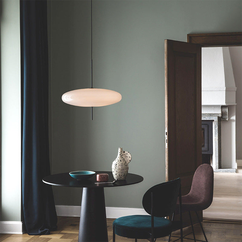 VintageAura Light – Elegant Oval Pendant Light for any Space