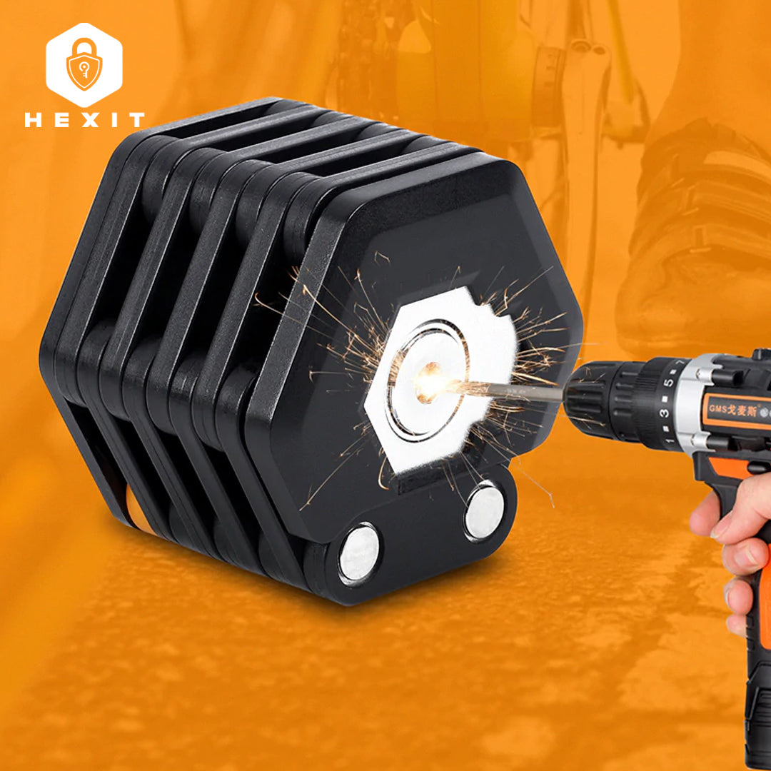 HEXIT™ FoldLock - Compact and Lightweight Bicycle Lock