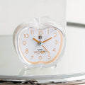 CrystalFruit Clock - Elegant Apple-Shaped Lighting