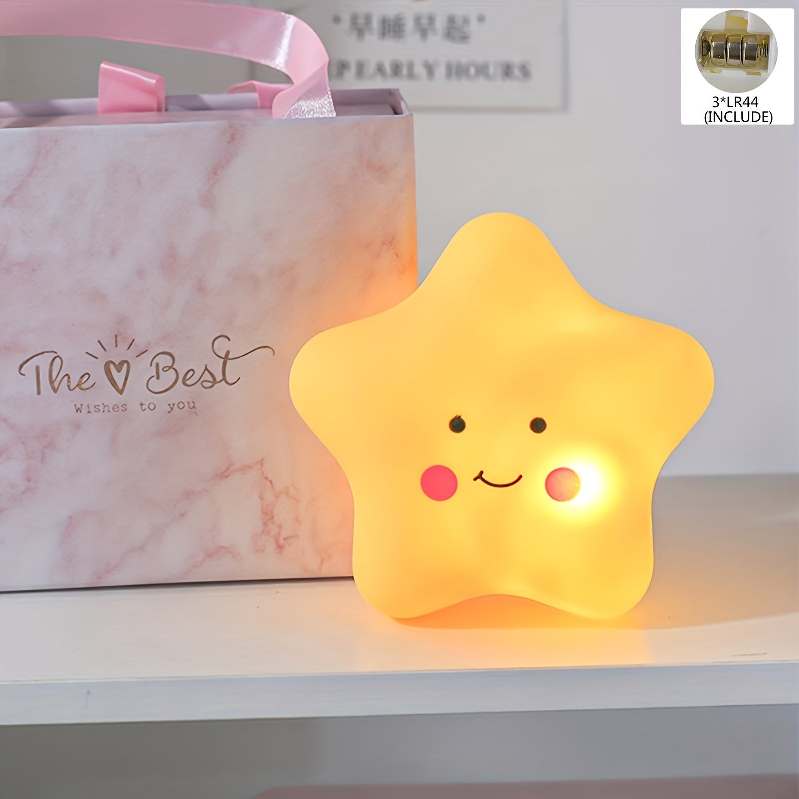 StarGlow Nightlight - Magical Pentagram for Nursery