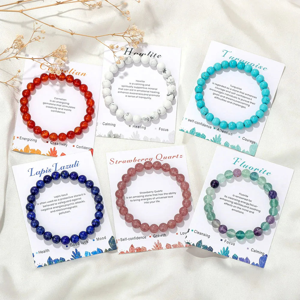 Aria: Natural Crystal Bracelet for Healing Energy