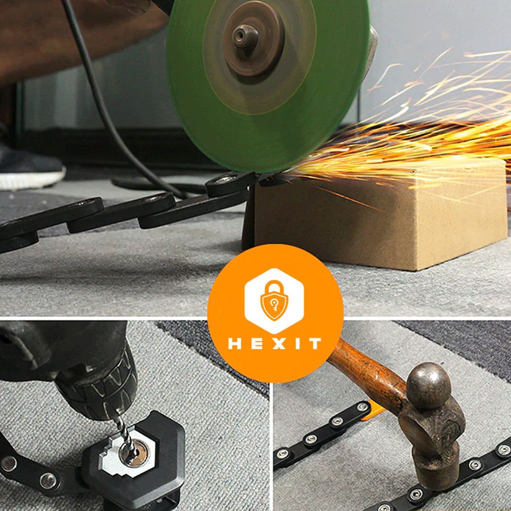 HEXIT™ FoldLock - Compact and Lightweight Bicycle Lock