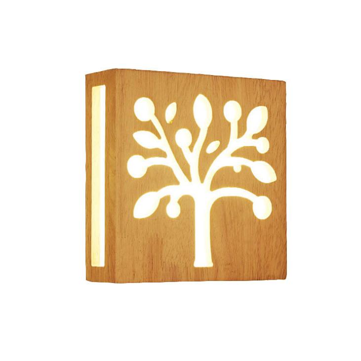NatureShine – Atmospheric Wooden LED Wall Lamp