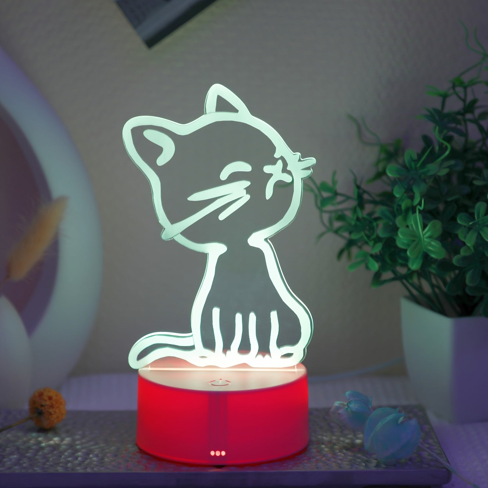 GlowPaw - 3D Touch Cat Night Light