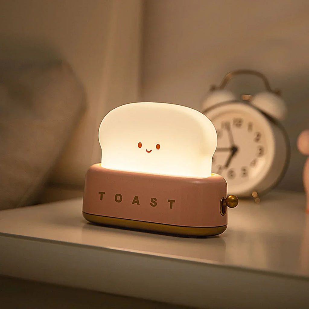 ToastieGlow – Charming Toast-Shaped Night Light