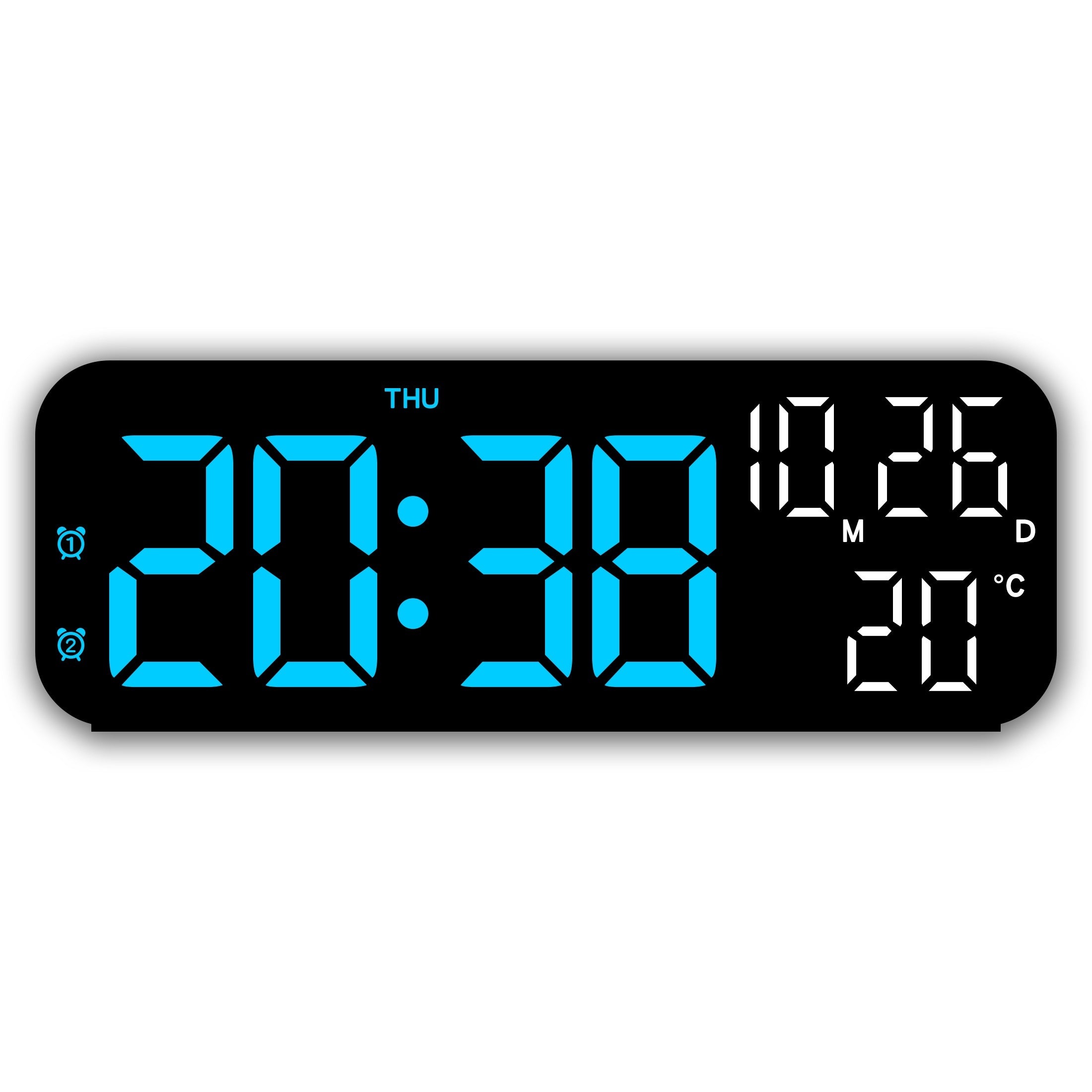 DeskTime - Stylish Digital USB Clock with Date