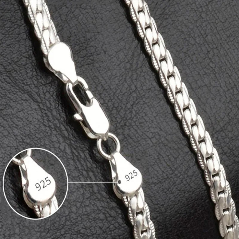 SilverGlow Necklace – Luxury 925 Sterling Silver Necklace for Women