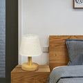 NordicGlow - Wooden LED Sleep Lamp with Linen