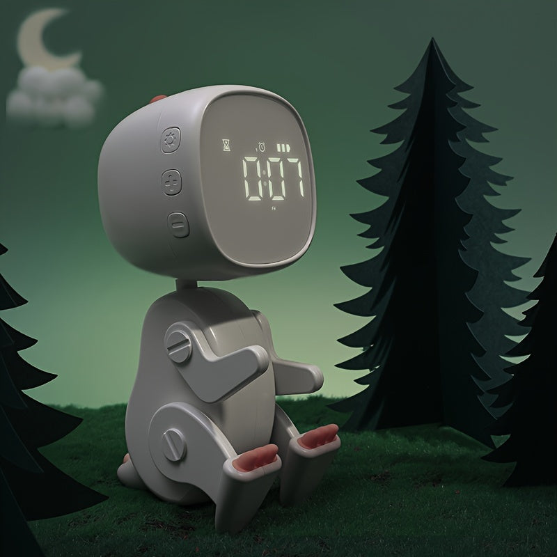 TimeDino - Creative Cartoon Alarm Clock with USB