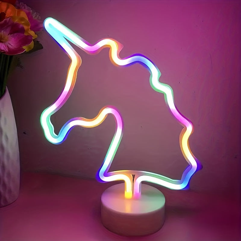 UnicornGlow Lamp - Neon Unicorn USB Table Lamp for Party Decoration