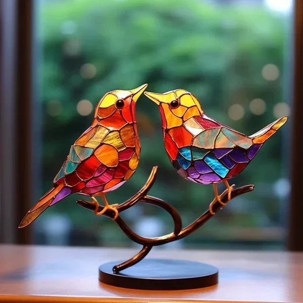 Crystalbird - Stained Glass Birds for Sophisticated Interior Design