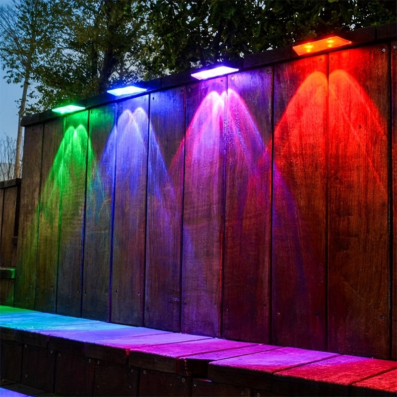 SolarShine Wall Lamp - Colorful Solar LED Outdoor Lighting